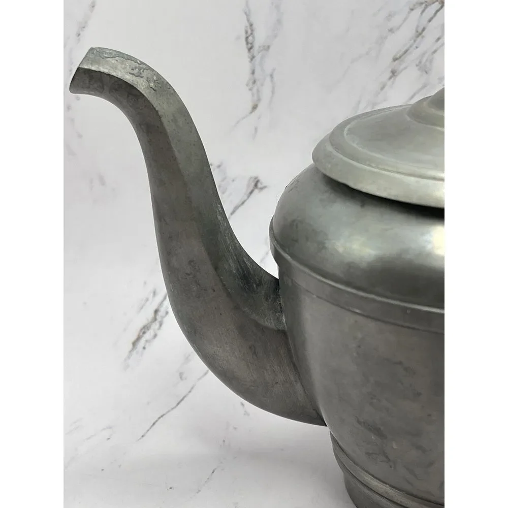 Vila Rica Made in Brazil Small Pewter Teapot‎ 4.5 Inches Tall